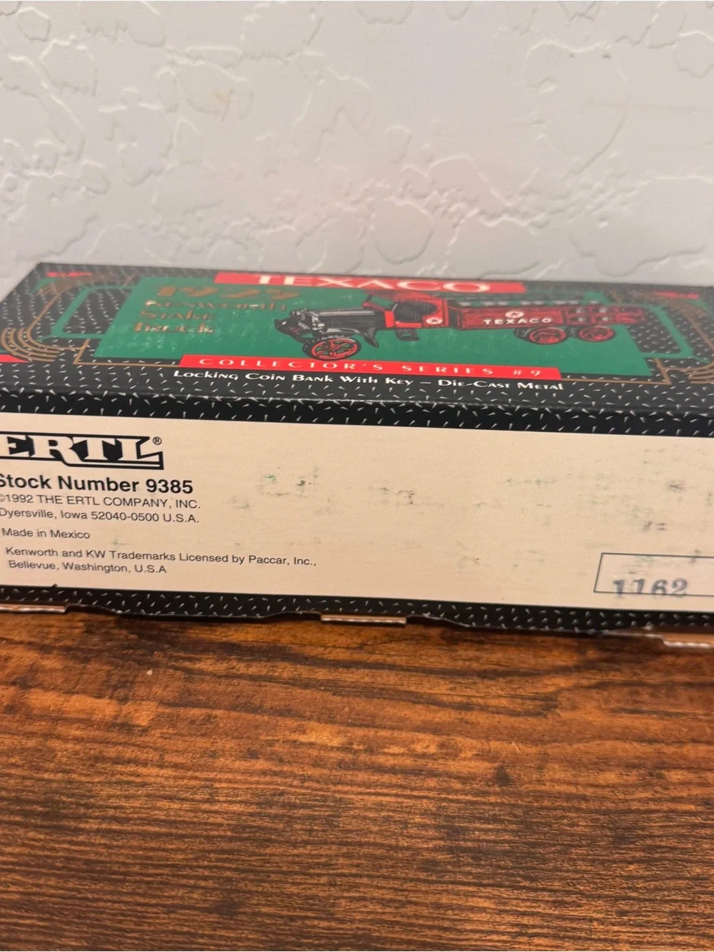 Texaco 1925 Kenworth Stake Truck 1992 Ertl Diecast #9 In Box